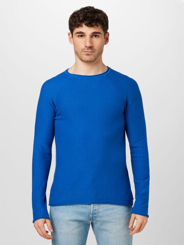 Coupe regular Pull-over 'Dextor' Only & Sons en bleu : devant