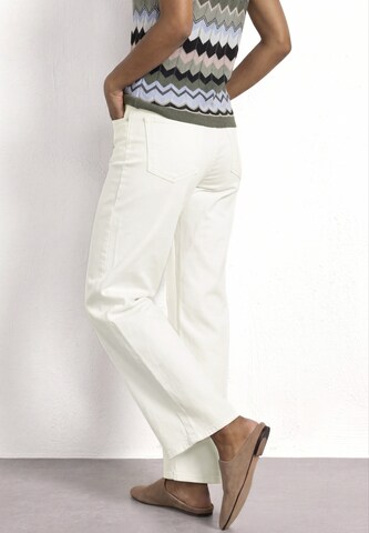 STREET ONE Wide leg Jeans i vit