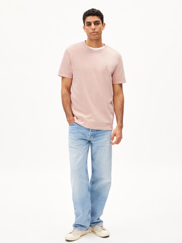 ARMEDANGELS T-Shirt MAARKOS GMT DYE in Pink