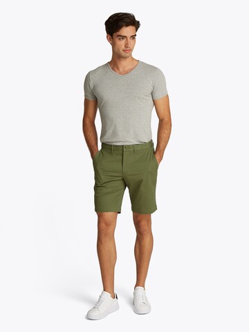 TOMMY HILFIGER Slimfit Chinosy 'BROOKLYN 1985' w kolorze zielony
