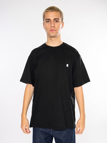 Maglietta 'S/S Madison T-Shirt Black / White' di Carhartt WIP in nero