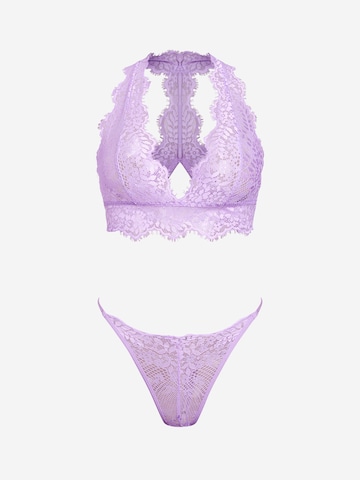 Cupshe Bustier Seti perila | vijolična barva: sprednja stran