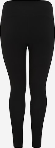 ADIDAS SPORTSWEAR Skinny Športové nohavice 'Essentials High-Waisted Logo ' - Čierna