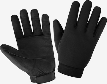 normani Athletic Gloves in Black: front