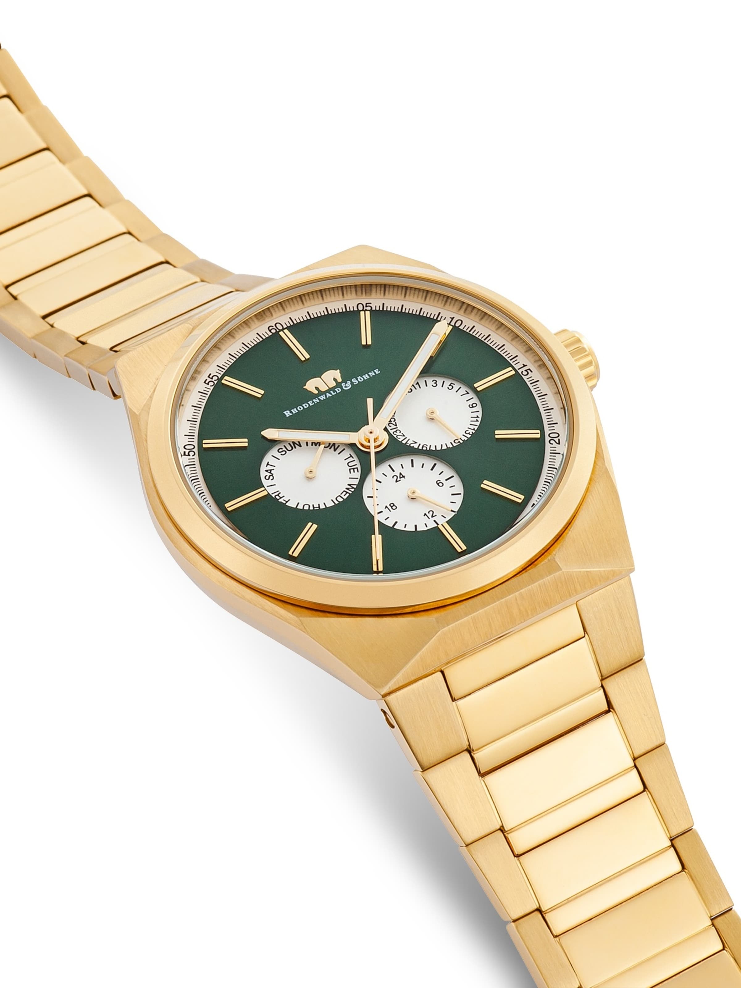 Rhodenwald & Söhne Analoguhr in Gold