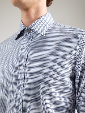 Michael Kors Slim fit Button Up Shirt in Blue