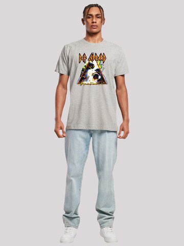 T-Shirt 'Def Leppard Hysteria' F4NT4STIC en gris