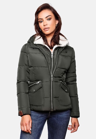 Veste d’hiver 'Megan' NAVAHOO en gris : devant