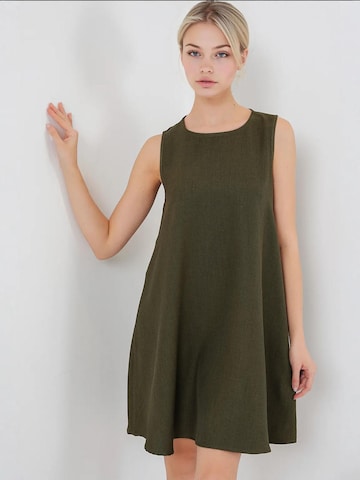 Bigdart Dress in Green: front