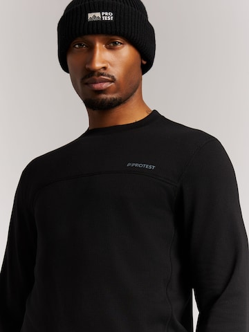 PROTEST Athletic Sweatshirt 'PRTMontana' in Black
