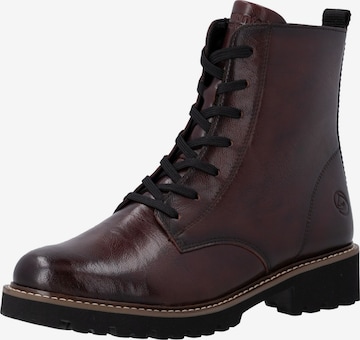 Bottines à lacets REMONTE en marron : devant