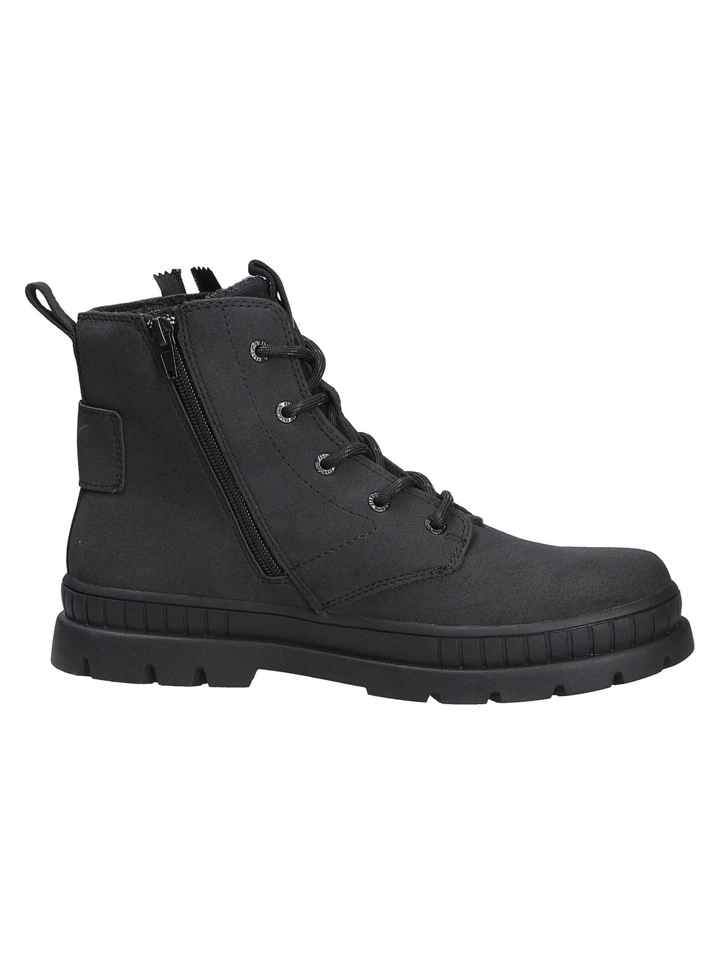 bugatti Schnürboots in Schwarz