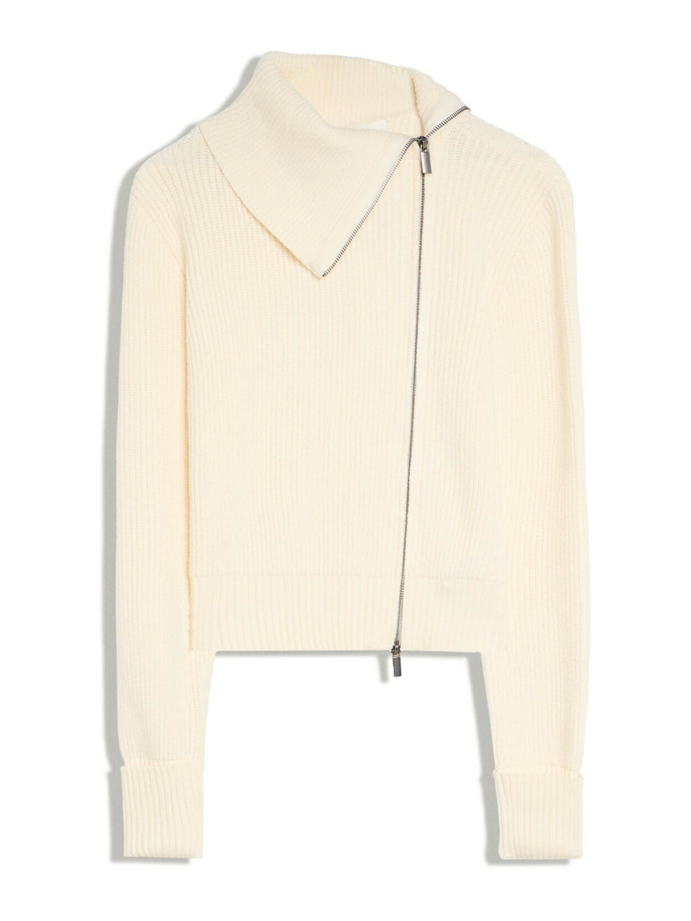 Cardigan Bershka en blanc : devant