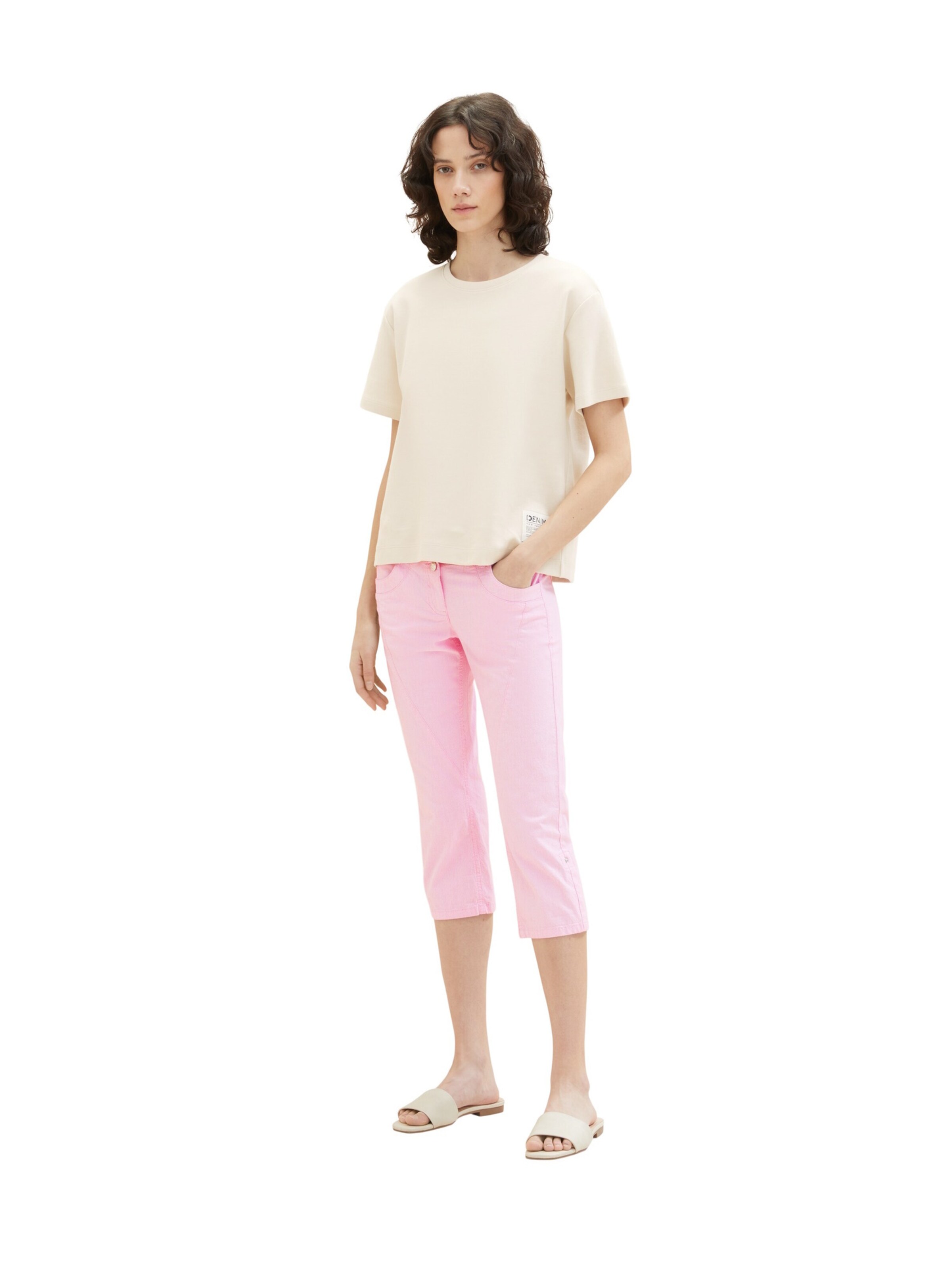 TOM TAILOR Slimfit Hose in Pink