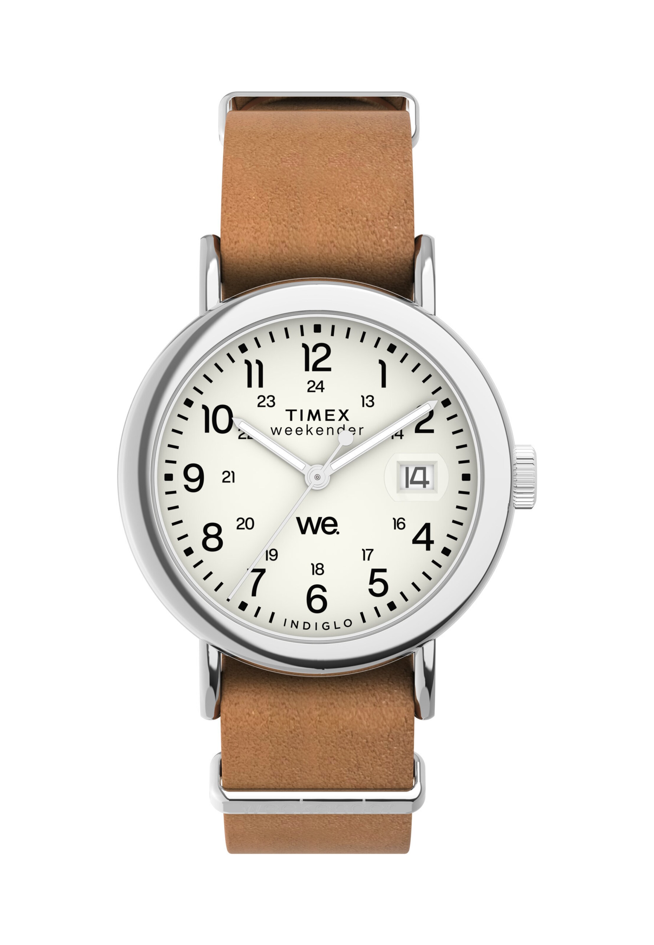 TIMEX Analog Watch ' WEEKENDER MAIN LINE ' in Mixed colors: front