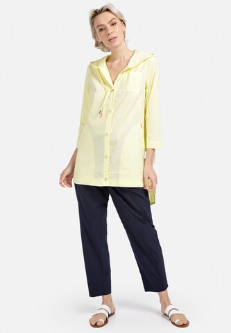 HELMIDGE Blouse in Geel: voorkant