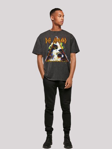 F4NT4STIC Shirt 'Def Leppard Hysteria' in Zwart