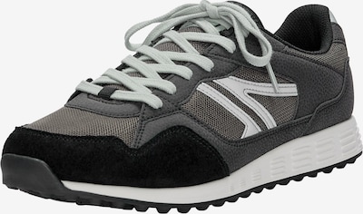 Pull&Bear Trampki niskie w kolorze ciemnoszary / czarny / białym, Podgląd produktu