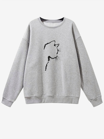 GORHEY Sweatshirt in Grey: front