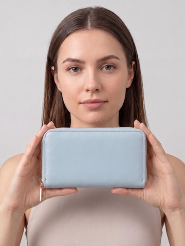 MILLYMILK® Wallet 'PURA LARGE' in Blue: front