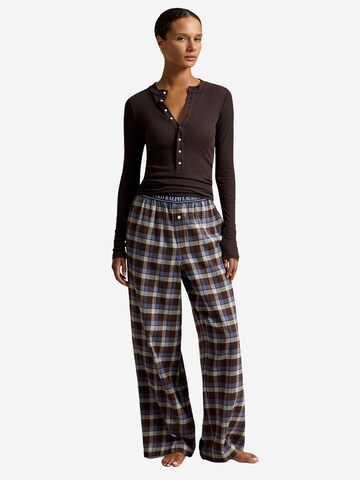 Pantalon de pyjama ' Cozy Flannel ' Polo Ralph Lauren en beige
