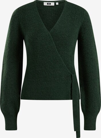 WE Fashion Cardigan i grøn: forside