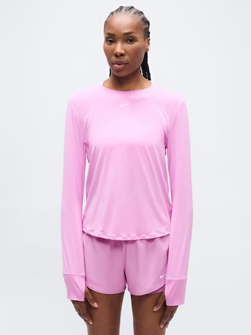 NIKE Функциональная футболка 'One Classic' в Ярко-розовый: спереди