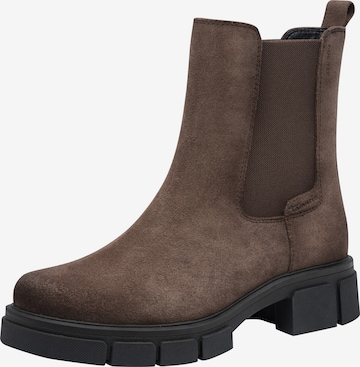 Chelsea Boots Tamaris en gris : devant
