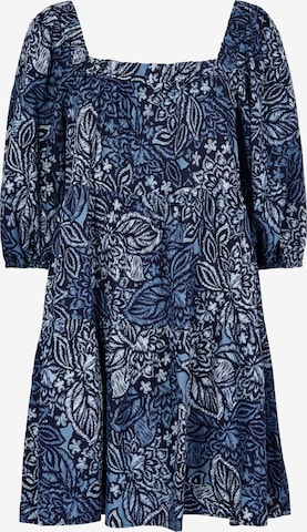 Robe Apricot en bleu : devant