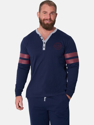 Jan Vanderstorm Long Pajamas 'Answald' in Blue
