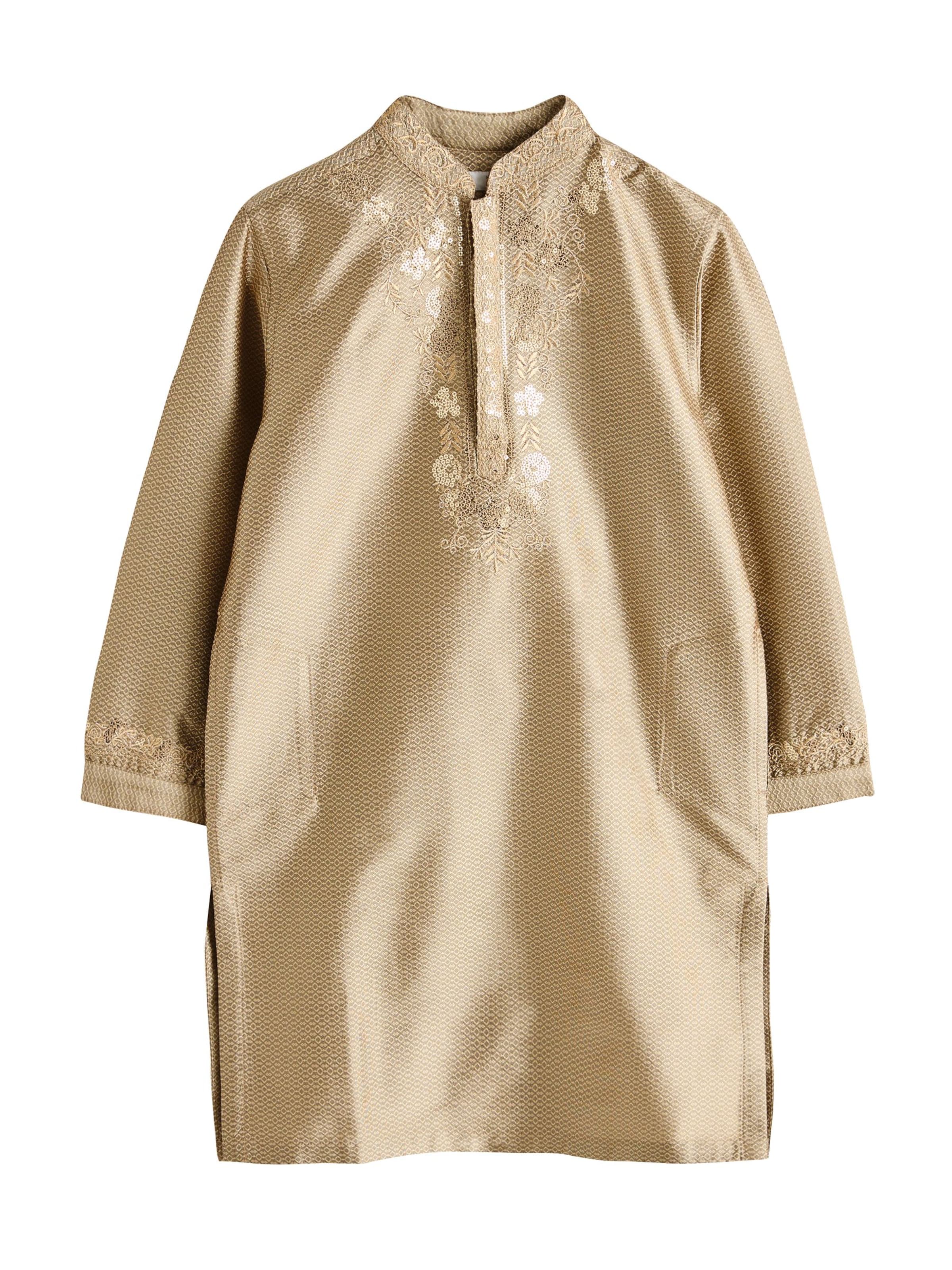 Next Kurta 'Eid' in beige / hellbraun / gold, Produktansicht