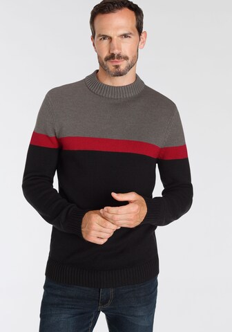 Man's World Sweater in Black: front