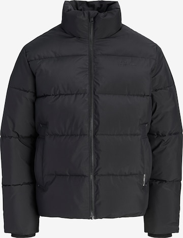 JACK & JONES Kurtka zimowa 'JJLupo' w kolorze czarny: przód