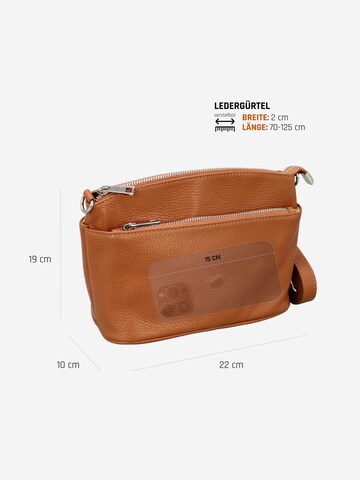 Adel Bags Schultertasche 'Nira' in Braun