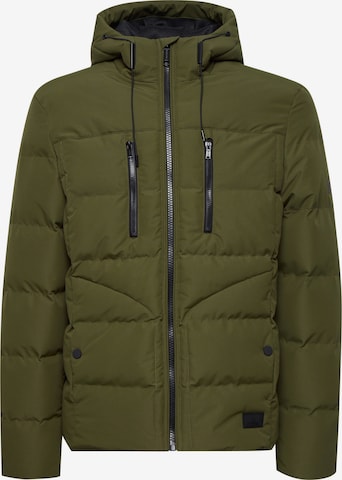 BLEND Winter jacket in Green: front