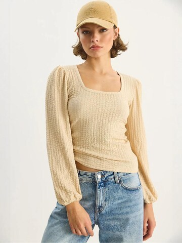 Chemisier Bianco Lucci en marron