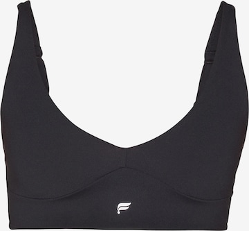 FableticsBustier Sportski grudnjak 'PURELUXE' - crna boja: prednji dio