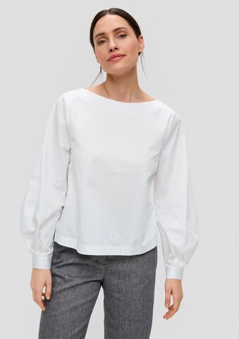 s.Oliver BLACK LABEL Blouse in Wit: voorkant