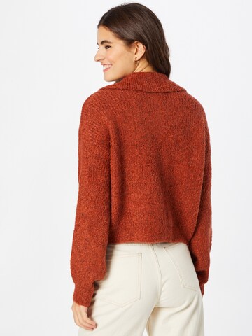 DeFacto Knit Cardigan in Orange