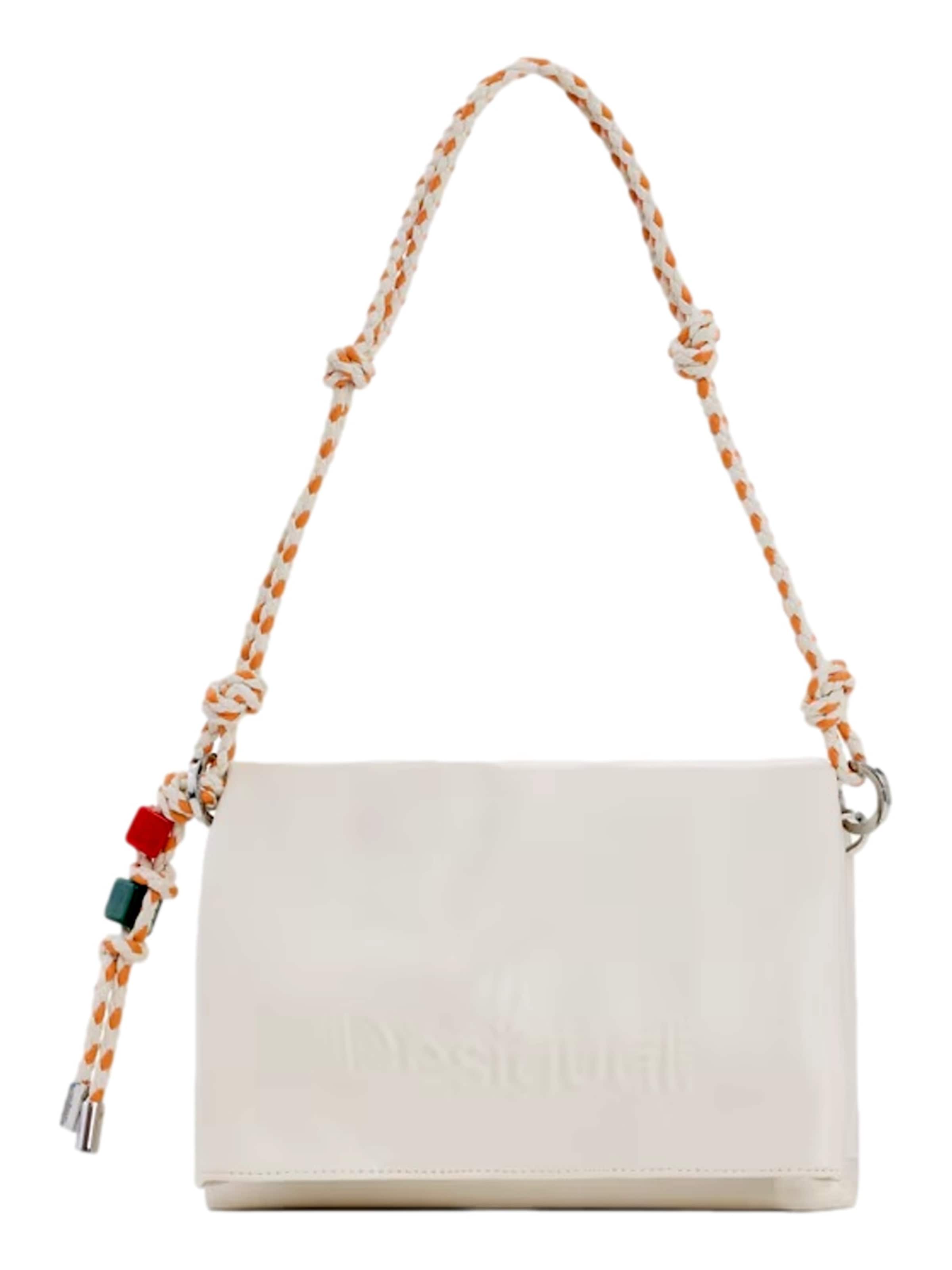 Desigual Handbag 'Half Logo Venec' in White: front
