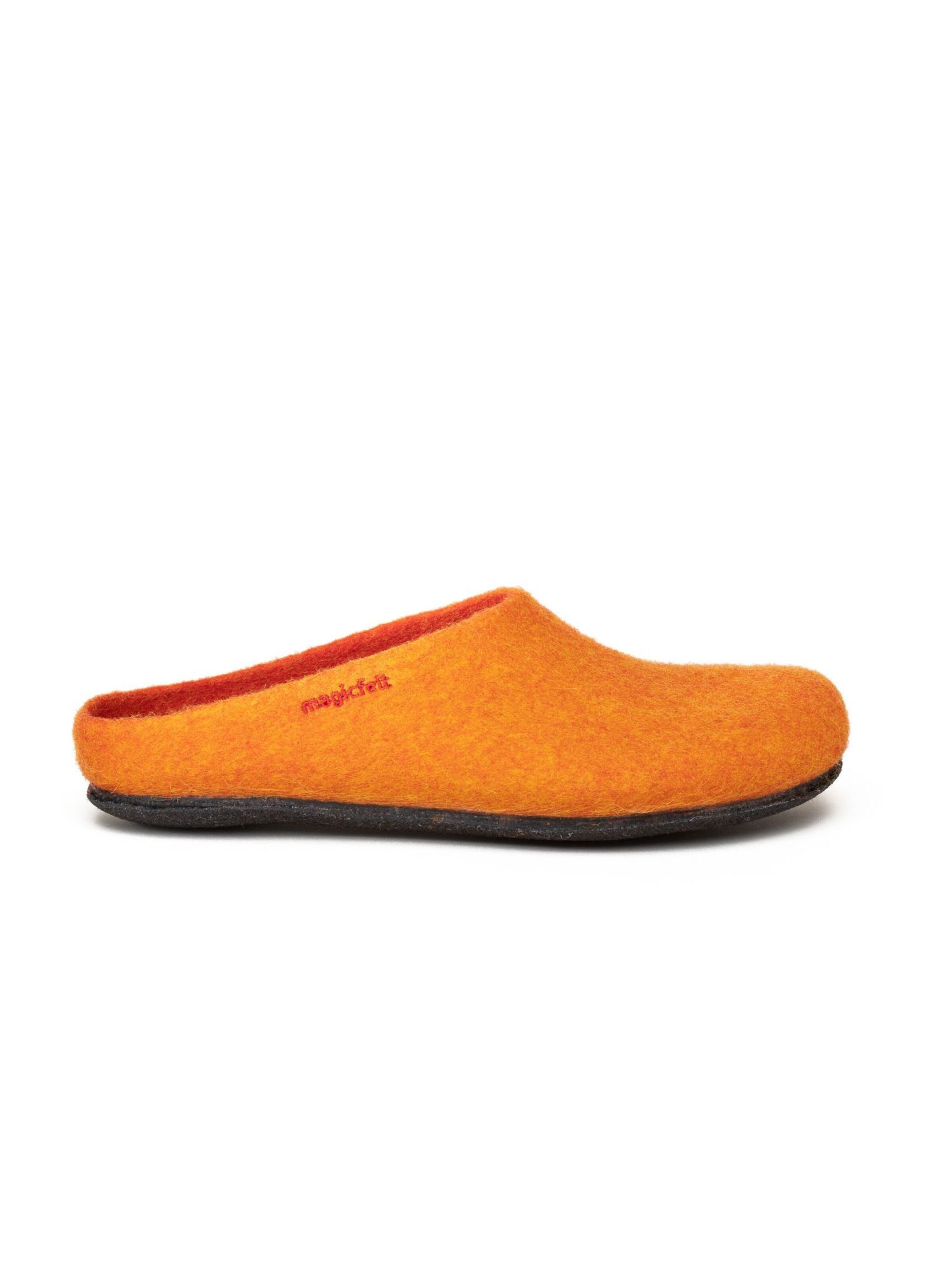 MagicFelt Hausschuh 'Magicfelt Filzpantoffel Magicfelt 709' in Orange
