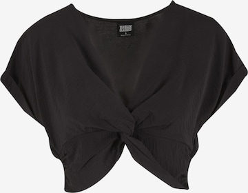 Urban Classics Bluse in Schwarz: Vorderseite