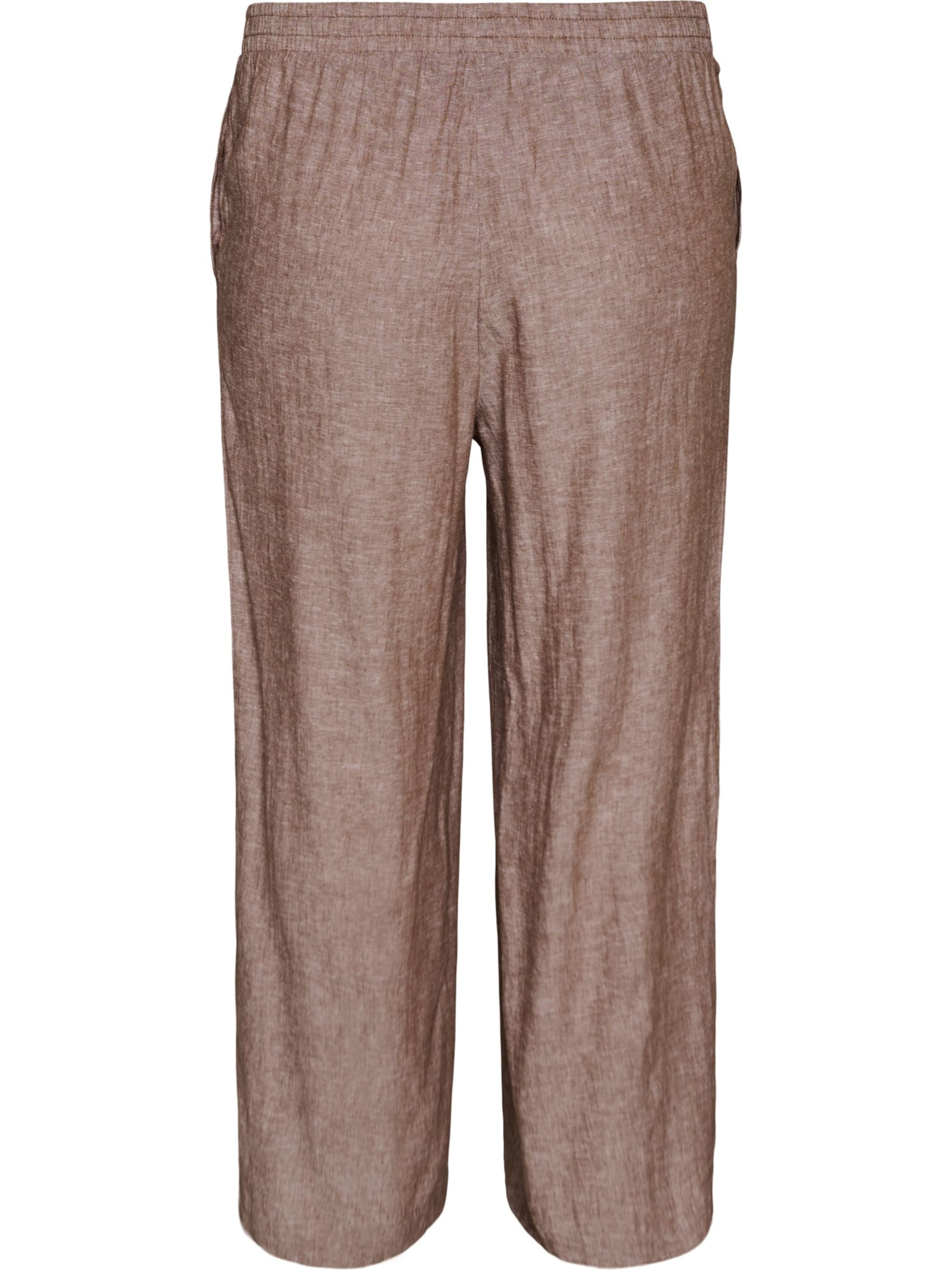 brūns Zizzi Vaļīgs piegriezums Bikses