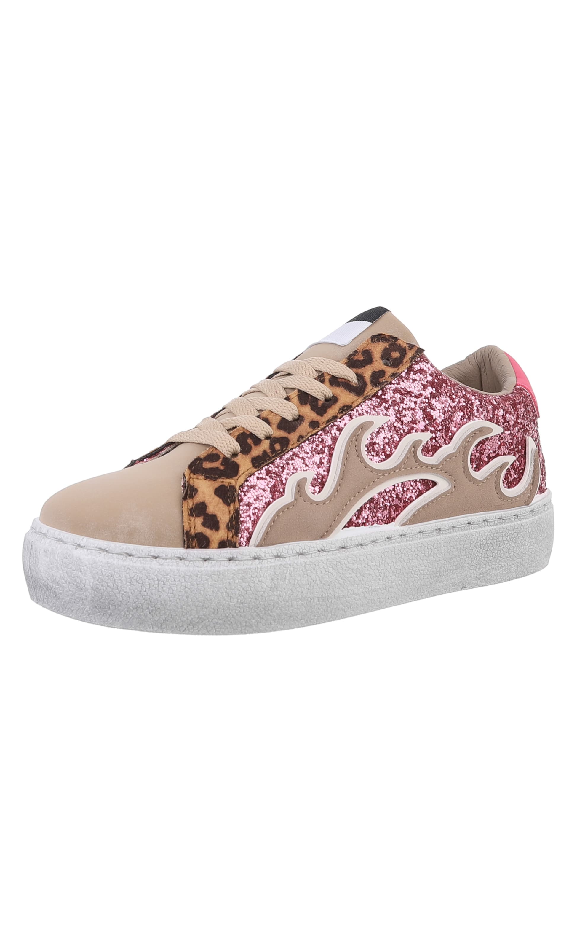 Ital-Design Sneakers in Beige: front