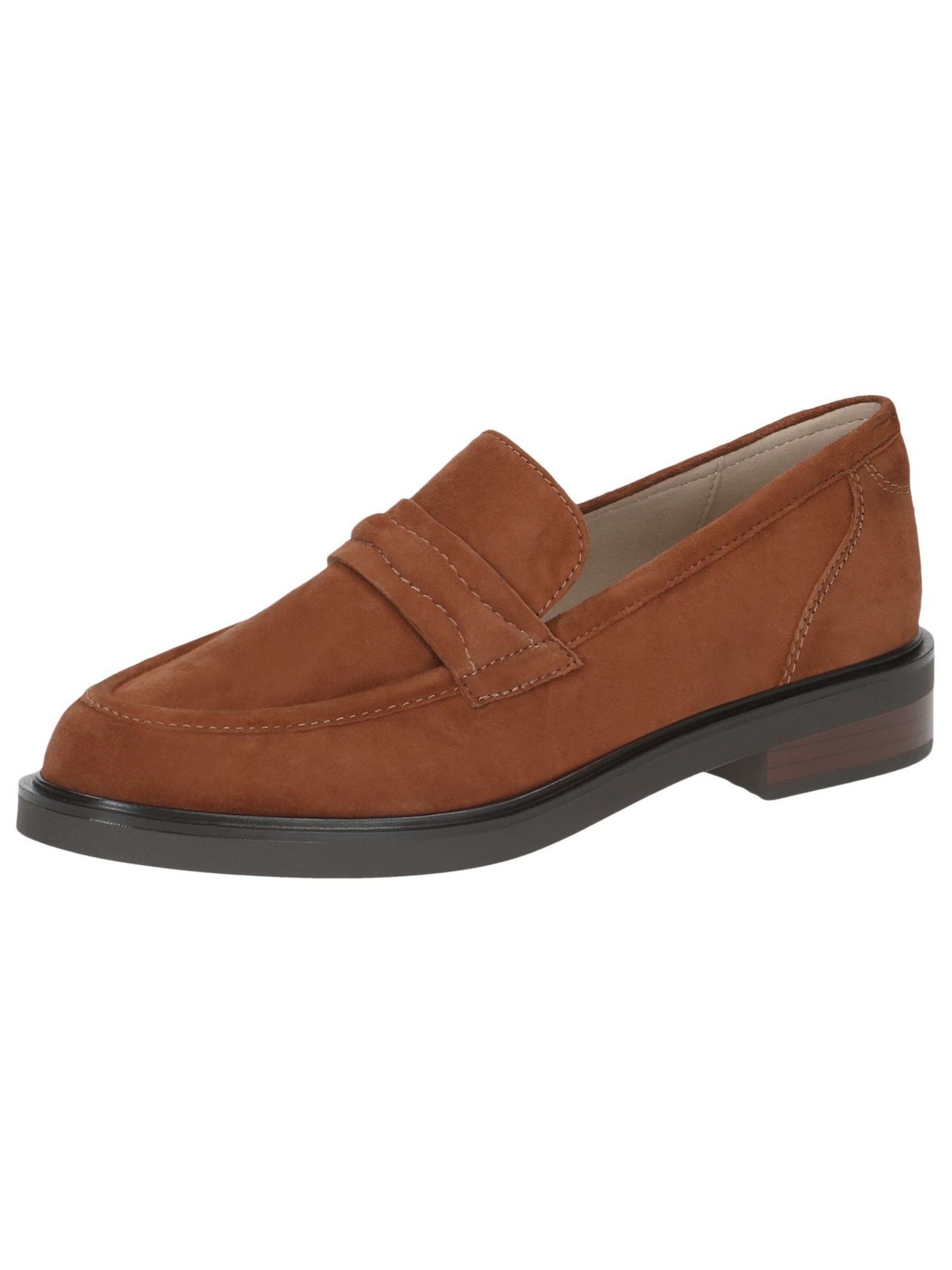 CAPRICE Classic Flats in Brown: front