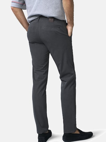 MEYER Slimfit Chinohose 'M5 Move 9-6196' in Grau