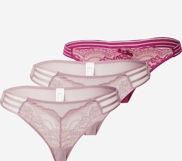 Hunkemöller String bugyik - rózsaszín: elől