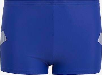 Maillot de bain de sport 'Big Bars' ADIDAS PERFORMANCE en bleu : devant