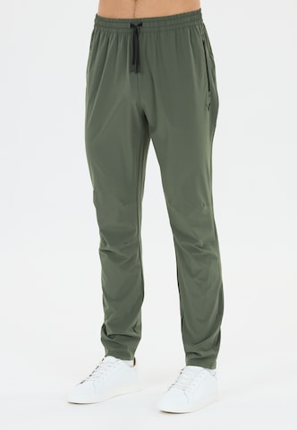 Virtus Tapered Sports trousers 'Benan V2' in Green: front
