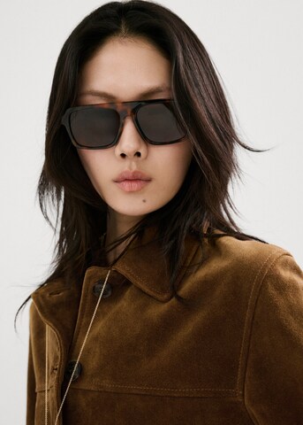 MANGO Jacke 'Laura' in Braun